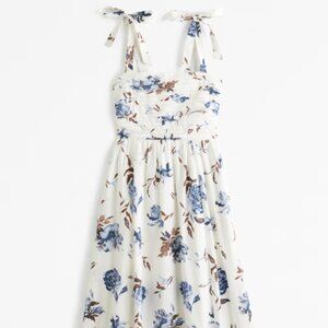 NWT Abercrombie Emerson Tie Strap Maxi Dress